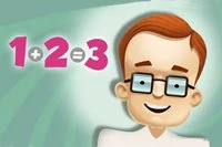 1+2=3 er et enkelt mattespill for alle