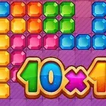 Fargerike blokker i et rutenett med den store teksten 10x10 under