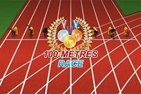 Løp til målstreken i 100-metersløpet