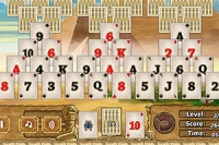 Morsomt Tripeaks Solitaire-spill i det gamle Egypt
