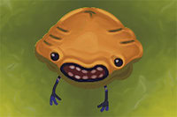 I Alien Bouncing styrer du et romvesen som beveger seg lynraskt!