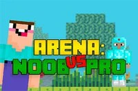 Velkommen til Noob vs Pro: Sanntids Multiplayer Battle Arena!