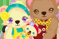 Bamse-mamma skal få en baby, og Bamse-pappa er veldig spent