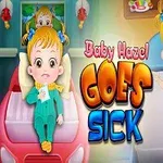En baby med musefletter ligger syk i en seng, omgitt av medisinsk utstyr