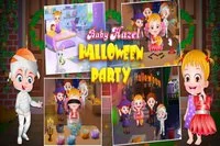Baby Hazel og vennene hennes skal kose seg på Halloween-festen
