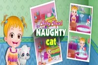 Mjau! Baby Hazels lille katt tuller mye for tiden