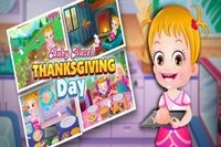 Baby Hazel er klar til å feire Thanksgiving Day