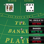 Nyt dette stilige baccarat-spillet