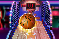 Skyt raskt, få høye poeng og slå klokka i Basketball Arcade