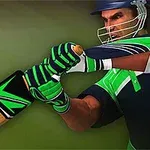 En person i sportsklær svinger et cricketballtre mot en ball, med fokus på hanskene og balltreets design