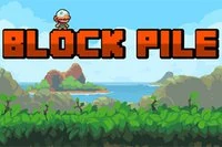 Block Pile er et pikslet online arkadespill, hvor høyt kan du nå?