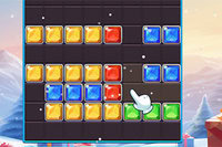 Block Puzzle Frozen Jewels er et julepuslespill