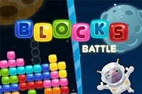 Spill morsomt blokkspill i Tetris-stil i verdensrommet