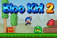Bloo Kid 2 er et 2D-plattformspill med retro stil og pikselgrafikk
