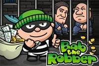Hjelp Bob, den dyktige tyven, å rane hus i byen uten å bli oppdaget!
