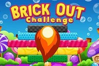 Morsomt Brick Out Challenge-spill med fargerike murstein