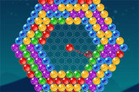 Bubble Around er en bobleskytespill med en vri
