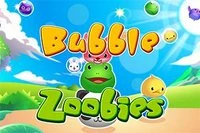 Klassisk Bubble Shooter-spill med Zoobies