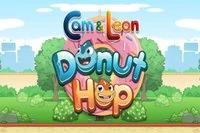 Kjente tegneseriefigurer Cam og Leon elsker donuts