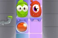I Candy Monsters får spillere i oppdrag å gi monstrene riktig farge på