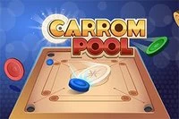 Klassisk Carrom Pool-spill med brikker