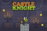 Castle Knight er et løpe-og-hopp-spill der du må komme deg gjennom hindringer