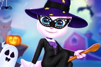 Velkommen til Cat Girl Halloween-forberedelse