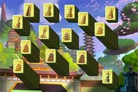 Vakkert Tower Mahjong Solitaire-spill med eldgamle kinesiske tårn