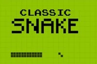 Retroklassisk Snake i HTML5, spillbart på datamaskin eller mobil