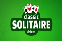 I Classic Solitaire Deluxe flytter du kort fra bordet til stablene.