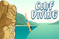 Cliff Diving er et HTML5 ferdighetsspill