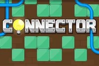 I det kule HTML5-spillet Connector må du slå på lampen
