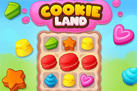 Velkommen til Cookie Land, det ultimate søte Match 3-eventyret!