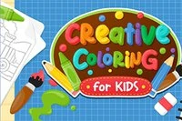 I HTML5-spillet Creative Coloring maler du søte bilder