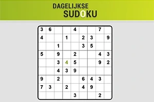 Et delvis utfylt sudoku-puslespill med tall spredt i et 9x9 rutenett