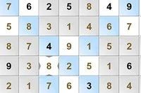 Daglig Sudoku-spill med en ekstra regel for diagonalene