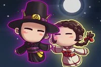 Darkmaster & Lightmaiden er et samarbeidsbasert 2D-puslespillplattformspill