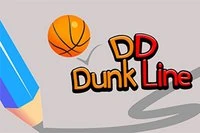 DD Dunk Line er et sportsspill med en interessant idé