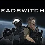 To væpnede figurer står rygg mot rygg med en planet i bakgrunnen, under teksten Deadswitch 3
