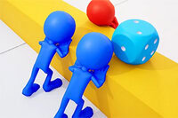 Dice Push 3D er et moro terningspill