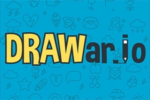 Illustrasjon med teksten DRAWar