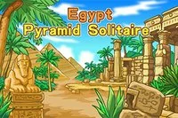 Klassisk Pyramid Solitaire-spill i det gamle Egypt