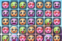 Match 3-spill med Emojier