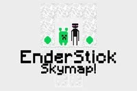 Ender stickman må overleve i den hvite skogen full av frykt