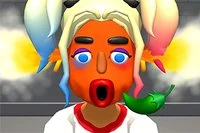 Spis deilige, hete chilier i dette morsomme 3D-actionspillet!
