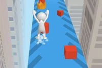 Fall-Race-3D er et spennende arkadeløpespill