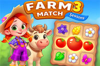 Utforsk hagene i det vakre spillet Farm Match Seasons 3