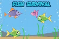 Hjelp den lille fisken å overleve i havet