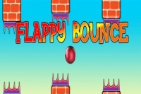 Styr ballens bevegelser i spillet Flappy Bounce