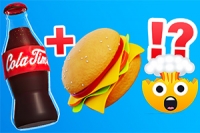 I Food Match samler du mat og redskaper, og du kan dekorere mange forskjellige